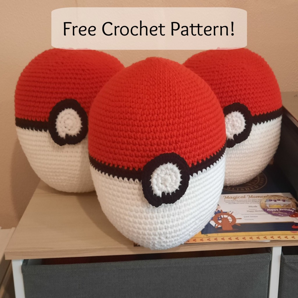 Free Poke-Ball Crochet Pattern