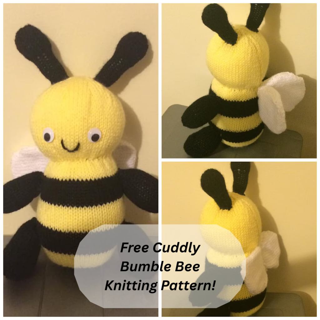 Free Cuddly Bumble Bee Knitting Pattern